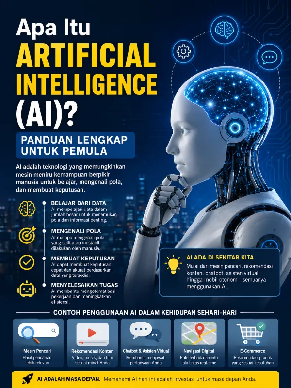 Apa Itu Artificial Intelligence (AI)? Panduan Lengkap untuk Pemula.