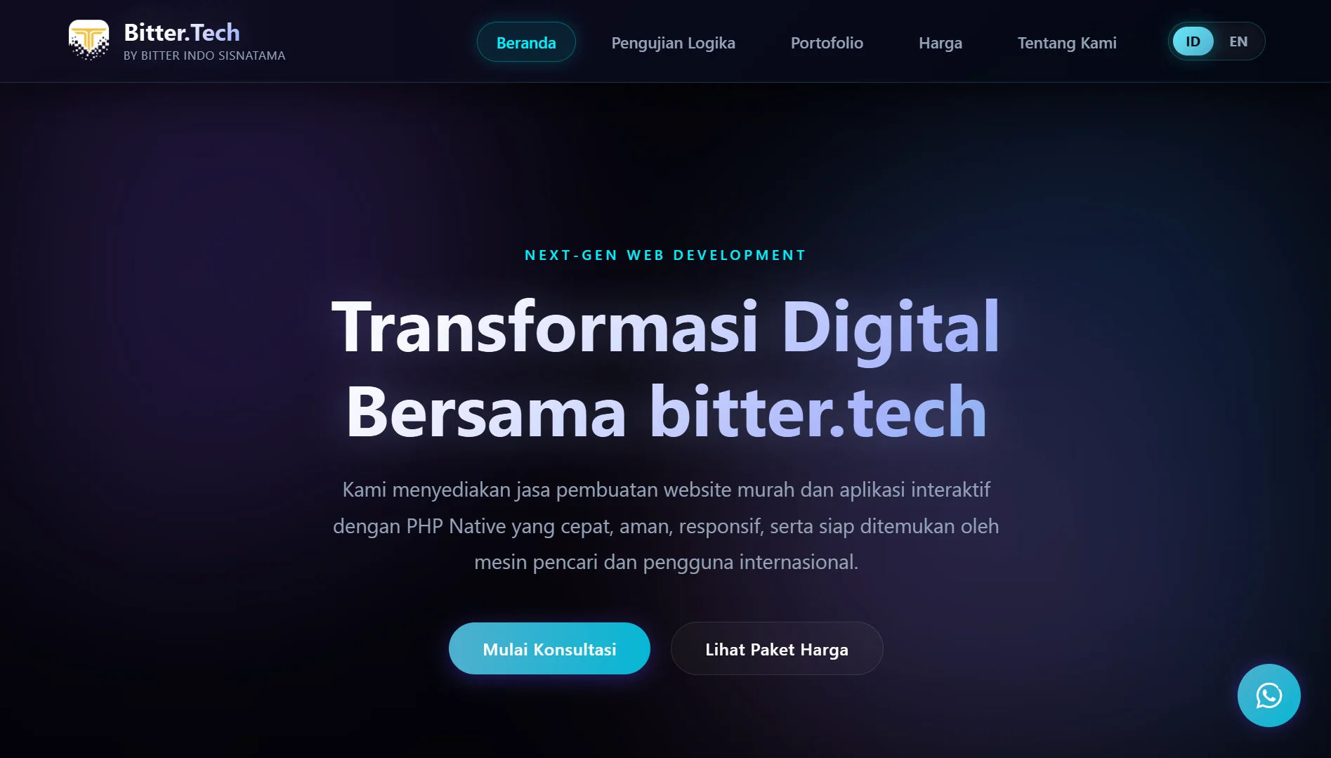 Bitter Tech - Jasa Pembuatan Website/Aplikasi