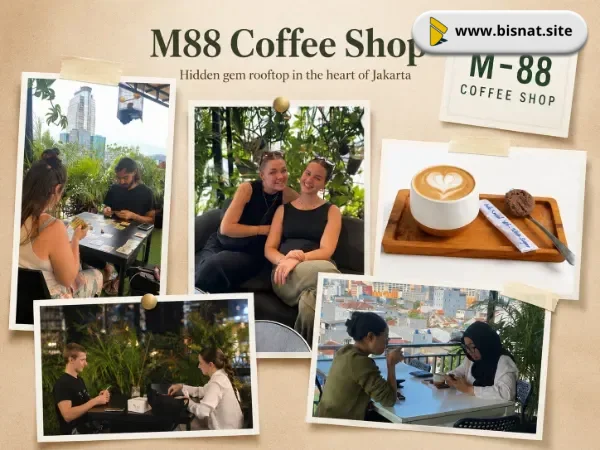 Kafe roof top hidden gems - jakarta pusat - m88 coffee shop